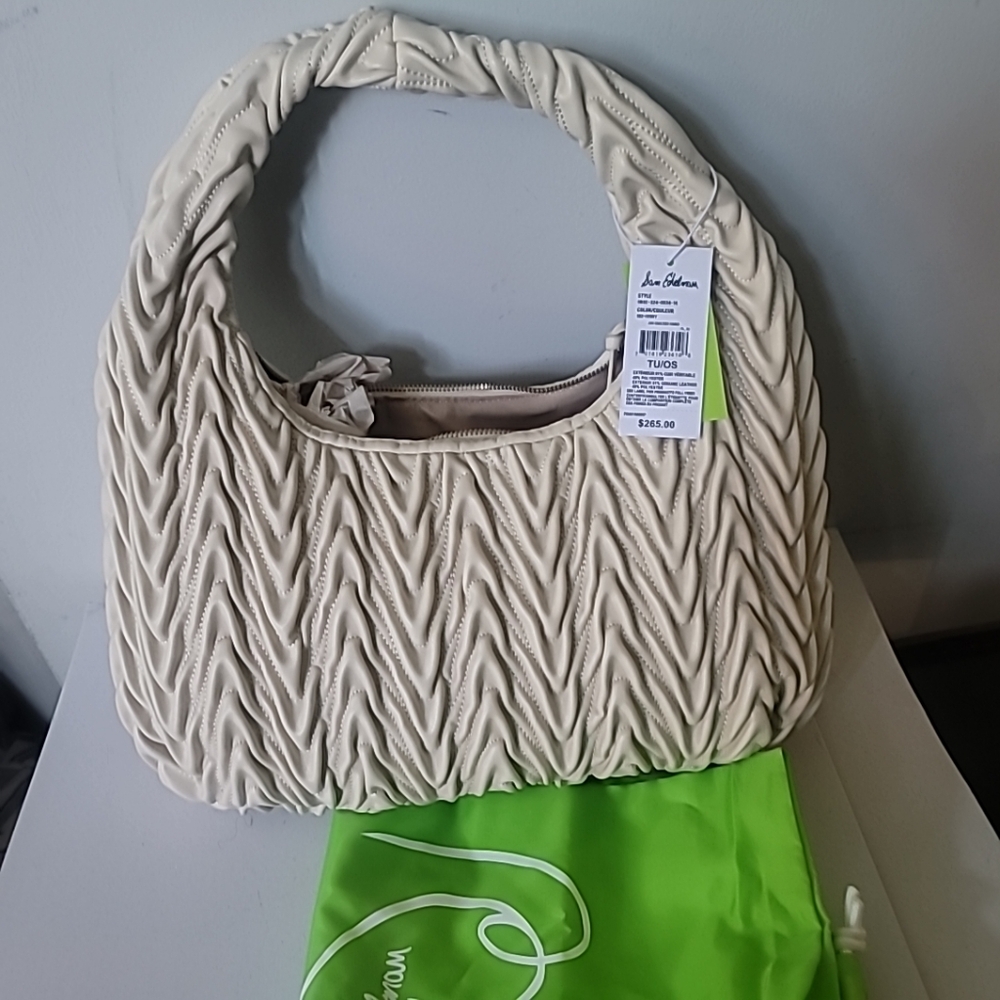 Sam Edelman Ari Quilted Leather Hobo Bag